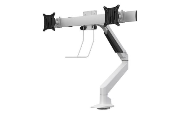 MB Monhalt Crossbar15- 30, weiss/5945 BxHxT 49x19x48cm,Duo Crossbar für 2 Monit