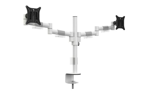 Multibrackets MB Monhalt Office 15- 30, weiss/5181 BxHxT 116x32x480mm, Dualarm für 2 Monitore kaufen | Mediatech.ch