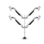 MB Tischstä Quad 32, Metall, silber/7228 Vesa 100x100, max. 10 kg
