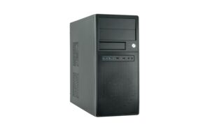 869870 - Mediatech Chieftec Midi Tower Gehäuse CG-04B-OP black 2x5.25 1x3.5ext. 2x 3.5 1x2.5 int. kaufen Schweiz | Mediatech.ch