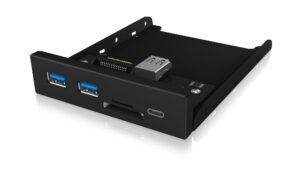 RAIDSONIC ICY BOX USB 3.0/2.0 Hub +SD Front Panel Frontpanel mit US 3.0 Type-C/Type-A/SD-CR kaufen | Mediatech.ch