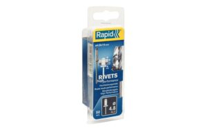 Rapid Blindnieten Aluminium 4,8x14mm 50 St. inkl. Bohrer, Blister
