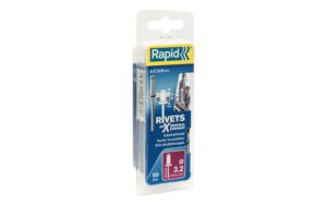 Rapid Blindnieten Edelstahl 3,2x8mm 50 St. inkl. Bohrer, Blister