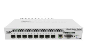 870821 - Mediatech MikroTik CRS309-1G-8S+INL L3 Smart Switch 8xSFP+ 10Gbps,1x1Gbps RJ-45, OS-L5, Desktop