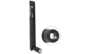LTE/HSPA/GSM Antenne, SMA-Stecker, schwarz 0.8-3dBi Gewinn, mit Kippgelenk, Omni,