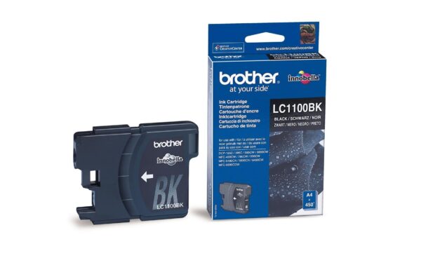 Tinte Brother LC-1100BK, schwarz zu allen A3 Geräten, 450 Seiten@5% Deckung kaufen Schweiz | Mediatech.ch