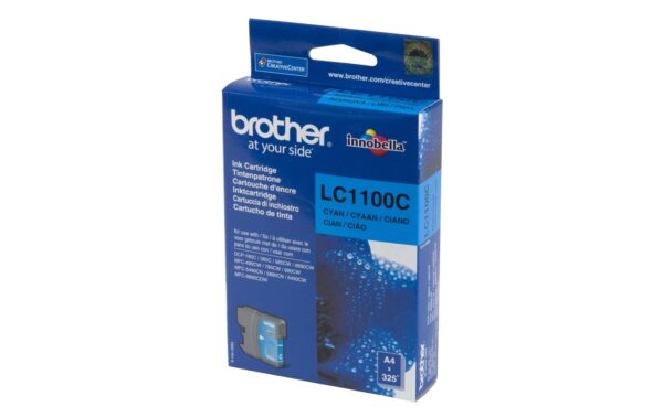 87404 - Mediatech Tinte Brother LC-1100C, cyan zu allen A3 Geräten, 325 Seiten@5% Deckung kaufen Schweiz | Mediatech.ch
