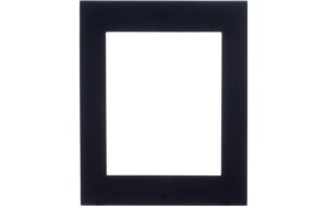 2N IP Verso Montagerahmen 1 Modul Metallrahmen für AP Montage, Schwarz