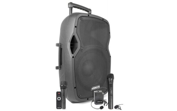 878821 - Mediatech Vonyx AP1200PA Hand-& Headmic's mobiler 1x 12 PA-Lautsprecher inkl. Mik's