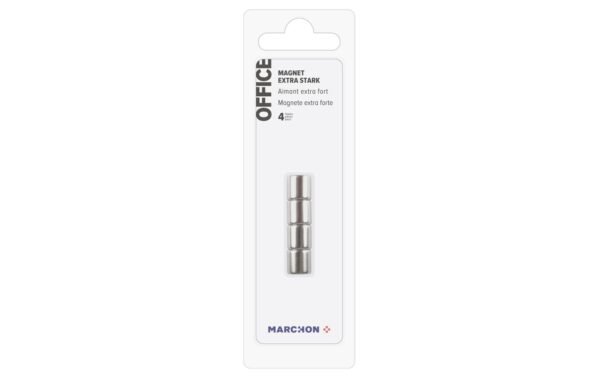 Office Magnet aus Stahl rund extra stark, 4 Stk. kaufen Schweiz | Mediatech.ch