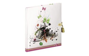 Pagna Tagebuch Chucks mit Schloss 128 Seiten, Blanko