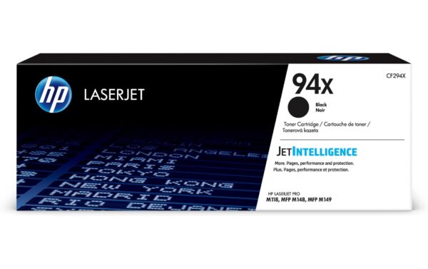 HP Toner 94X - Black (CF294X) Seitenkapazität ~ 2'800 Seiten