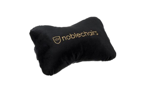 noblechairs Lenden/Nackenkissen schwarz/gold
