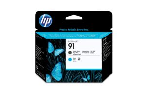 HP Druckkopf Nr. 91 (C9460A) Matte Black / Cyan