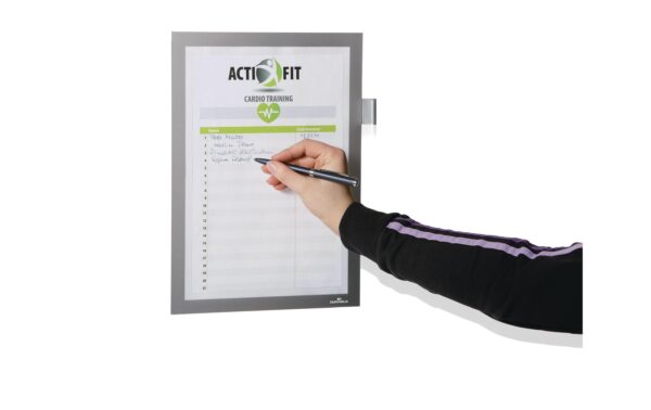 888611_6 - Mediatech Durable Duraframe Note A4 silber silber