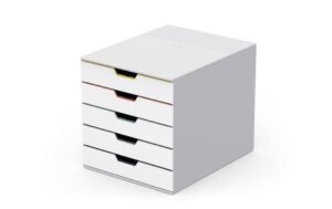 Durable Schubladenbox Varicolor mix 5 5 farbige Schubladen