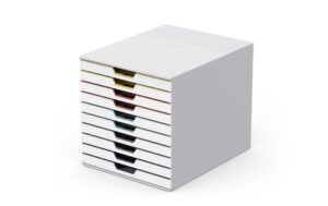 Durable Schubladenbox Varicolor mix 10 10 farbige Schubladen