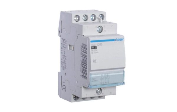 Hager Installationsschütz 25A 3S+1Ö 230V brummfrei kaufen | Mediatech.ch