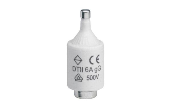 889203 - Mediatech Elektromaterial Sicherung DII E27 6A 500V gG Melder träge, 5 Stück kaufen | Mediatech.ch