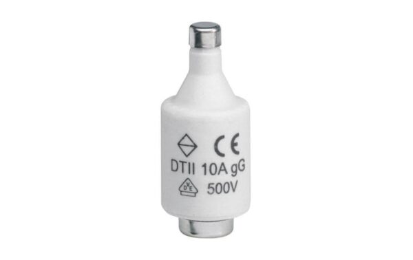 889204 - Mediatech Elektromaterial Sicherung DII E27 10A 500V gG mit Melder träge, 5 Stück kaufen | Mediatech.ch