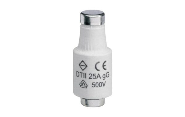 Elektromaterial Sicherung DII E27 25A 500V gG mit Melder träge, 5 Stück kaufen | Mediatech.ch