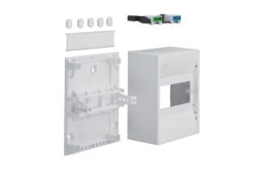 Miniverteiler, gamma, 6PLE, IP30,1xPE, 1xN 4-6TE