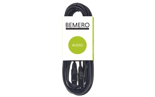 889747 - Mediatech Bemero BAC4041-600BK XLRf - XLRm Kabel 6m Mikrofonkabel symmetrisch, schwarz, M-Serie kaufen Schweiz | Mediatech.ch