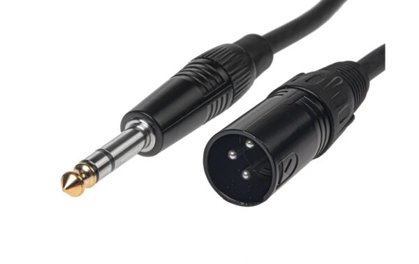 889755_2 - Mediatech Bemero BAC4115-75BK XLRm-6.3 Klinken 0.75m Linekabel, symmetrisch, schwarz, M-Serie