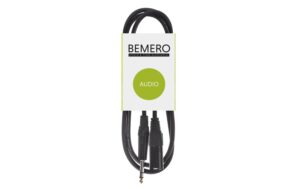 Bemero BAC4115-150BK XLRm-6.3 Klinken 1.5m Linekabel, symmetrisch, schwarz, M-Serie