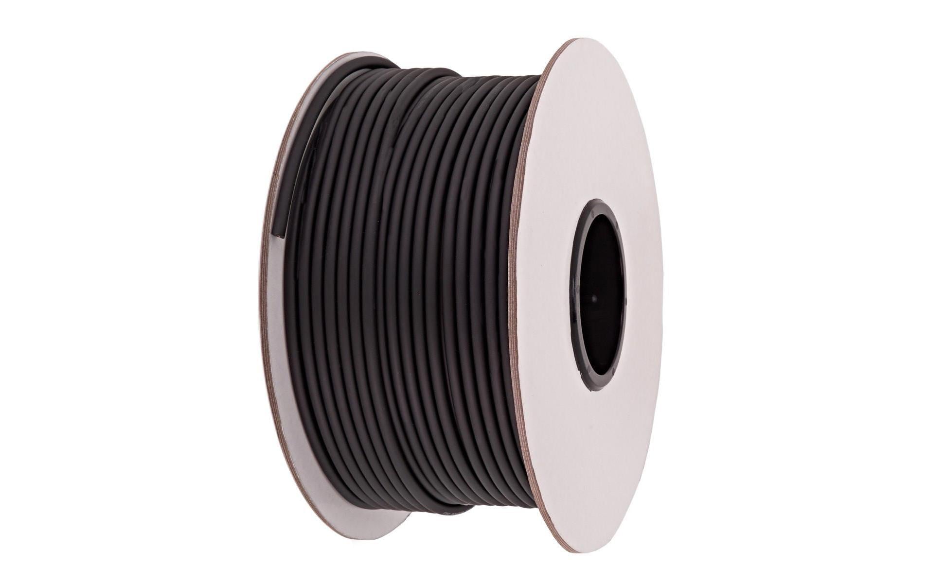Bemero BBW5555-10000BK Mikrofonkabel 50m 50m Rolle, AWG 24, 0.22mm2, 6.5mm O.D.