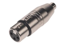 Bemero BA1201 XLR-Cinch Adapter 3-Pol XLRf - Cinchbuchse