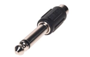 Bemero BA2102 Klinken-Cinch Adapter 6.3mm mono Klinkenst.-Cinchbuchse, Plastik