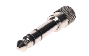 Bemero BA2001 Kopfhörer-Klinken Adapter 6.3mm - 3.5mm stereo Klinkenadapter, silber