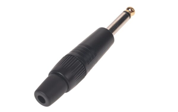 Bemero BC2001BK-M Klinkenstecker 6.3mm mono Klinkenstecker, schwarz