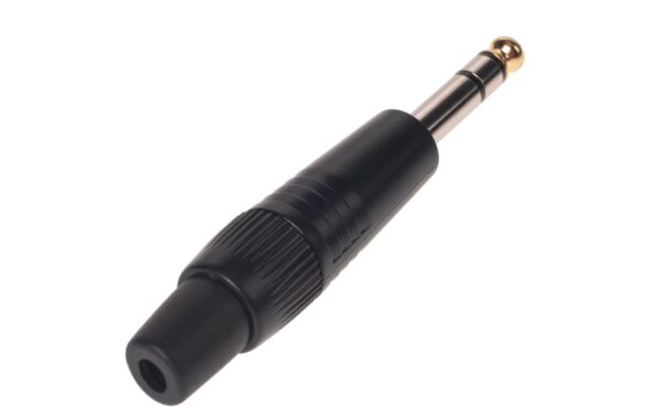 889776_2 - Mediatech Bemero BC2002BK-M Klinkenstecker 6.3mm stereo Klinkenstecker, schwarz