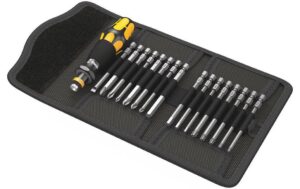 890606 - Mediatech Wera Kraftform Kompakt 60 ESD 17-teilig Falttasche mit 89 mm langen Bits kaufen Schweiz | Mediatech.ch