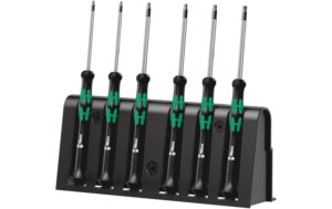Wera 2067/6 Elektroniker TORX 6-teilig BO-Schraubendrehersatz + Rack kaufen Schweiz | Mediatech.ch