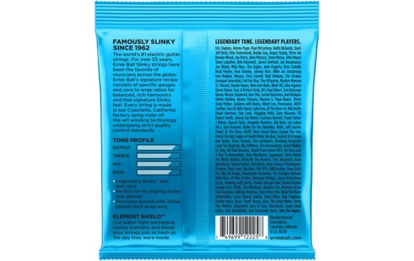Ernie Ball 2225 Slinky Nickel E-Gitarren Saitensatz, Extra 08-38