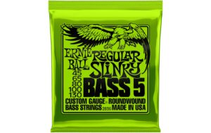 Ernie Ball 2836 Slinky E-Bass Saitensatz, Regular 45-130