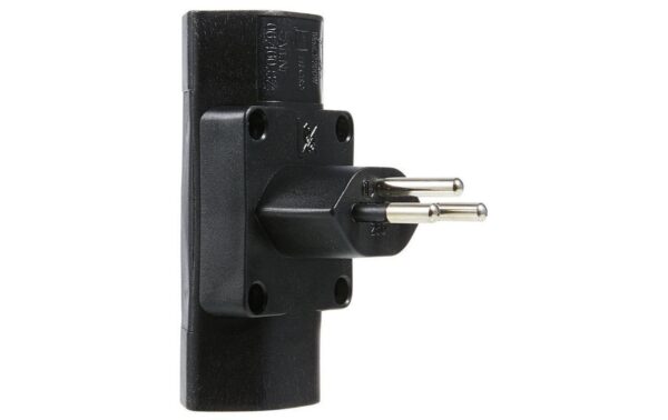 Schönenberger Abzweigstecker 2x T13 schwarz vertikal, mit Kinderschutz kaufen Schweiz | Mediatech.ch