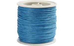 Creativ Company Baumwollband Stärke: 1 mm, türkis, Länge: 40 m