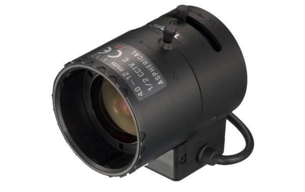894081 - Mediatech Tamron Objektiv 12VG412ASIR, 4-12mm C Mount, 720p, DC Iris, IR Korrigiert kaufen Schweiz | Mediatech.ch