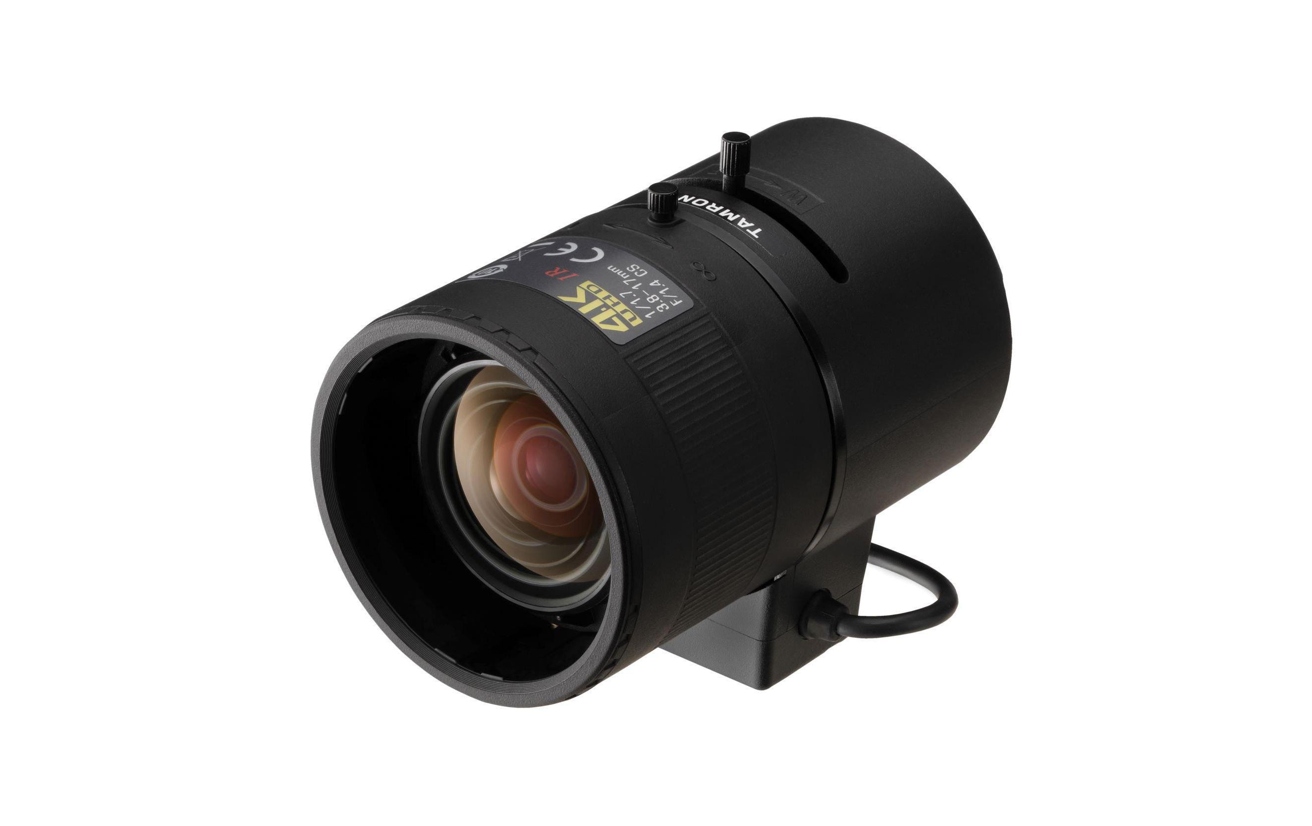 894098 - Mediatech Tamron Objektiv M117VG3817IR, 3.8-17mm CS Mount, 8MP, DC Iris, IR Korrigiert kaufen Schweiz | Mediatech.ch