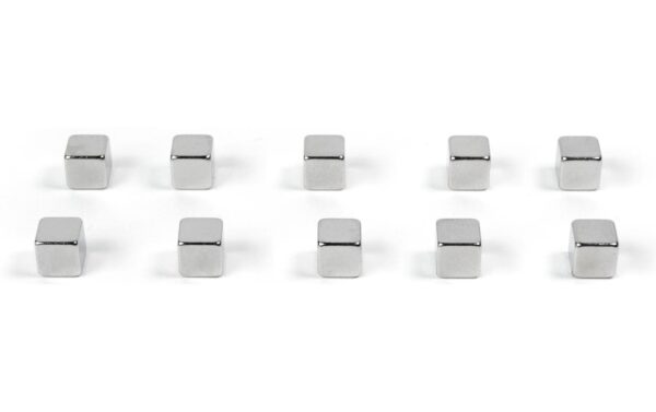 894650 - Mediatech Trendform Magnet Kubiq 10er Set, silber kaufen Schweiz | Mediatech.ch