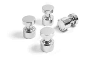 Trendform Superstrong Magnete Hold-It 4er Set, silber
