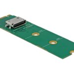 Delock M.2 zu OCuLink SFF-8612 Buchse Benötigt M.2 Anschluss mit Key M Slot