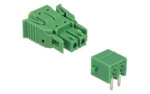 Delock Terminalblock Raster horizontal Rastermass: 3,81 mm, für 2Pin Platine