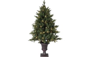 Star Trading LED Weihnachtsbaum 120cm Byske, HxB: 120x80cm, 80LED