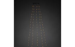 Konstsmide LED Baummantel 300 x Lampen L: 3m, 5 Stränge mit je 60 bernstein LED