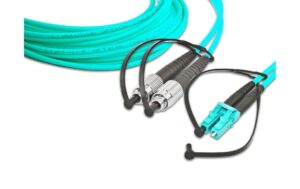 Lightwin LWL Duplex Patchkabel Multimode 50/125µm, FC-LC, 15.0m OM3